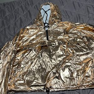 Gold windbreaker